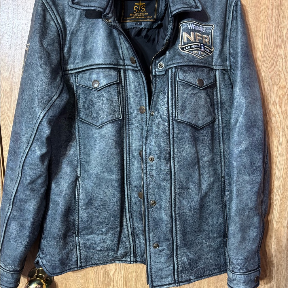STS Ranchwear Women's Black Leather Jacket